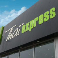Thai Express Franchise location exterior sign