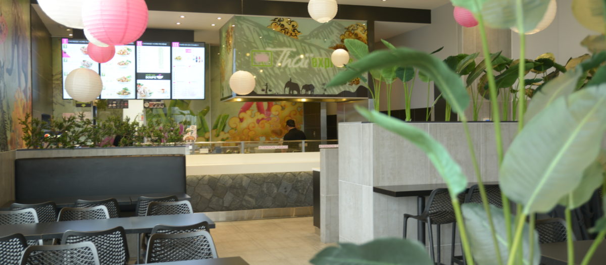 Thai Express Franchise location with a beautiful clean interior